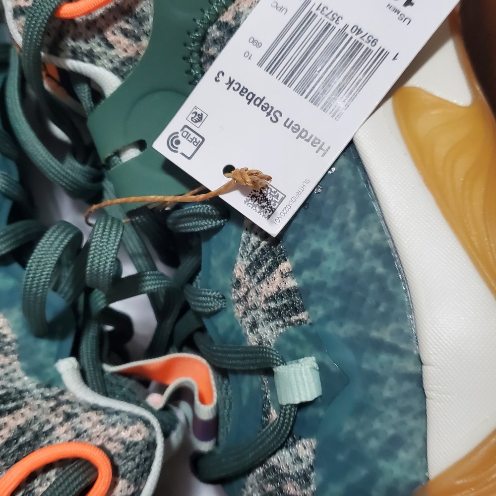 adidas Originals Green and Orange Athletic Shoes